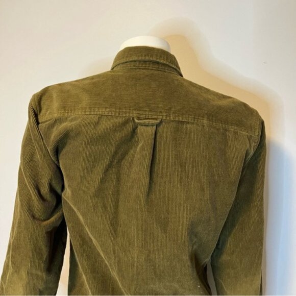 Frank And Oak Organic Cotton Corduroy Oversized Shirt in Brown Size XS - Picture 11 of 13